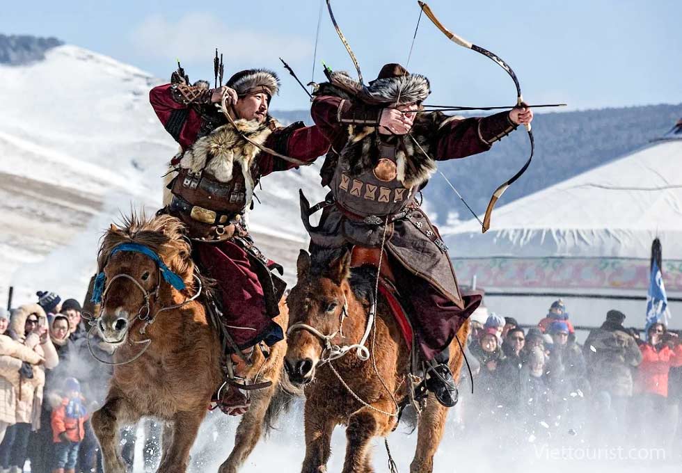 bắn cung trên băng