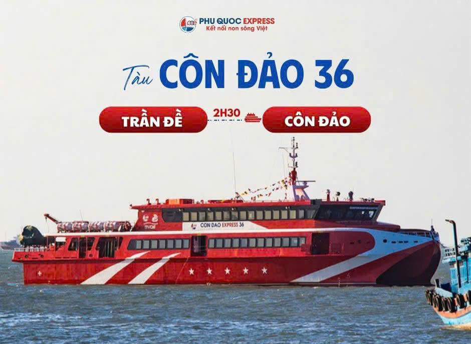 VÉ TÀU CÔN ĐẢO