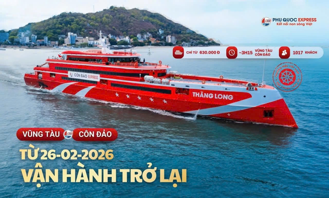 VÉ TÀU CÔN ĐẢO