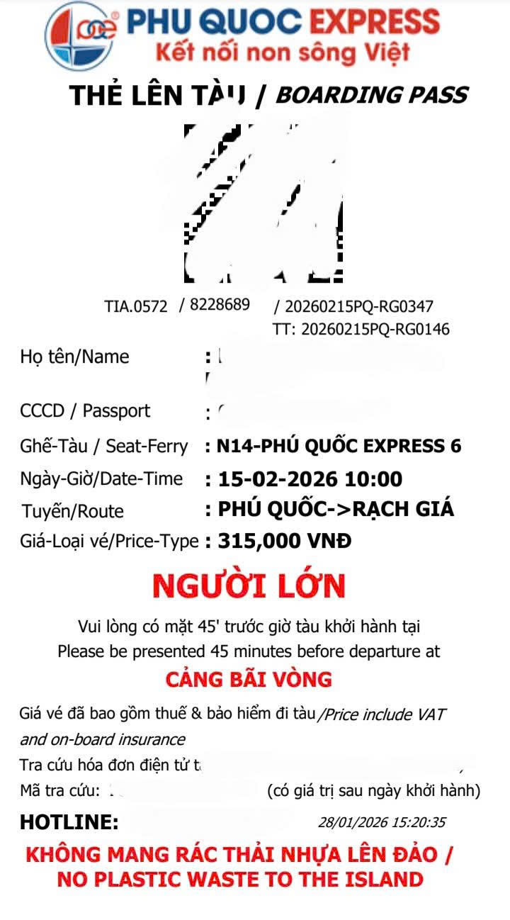 VÉ TÀU CAO TỐC ĐI PHÚ QUỐC